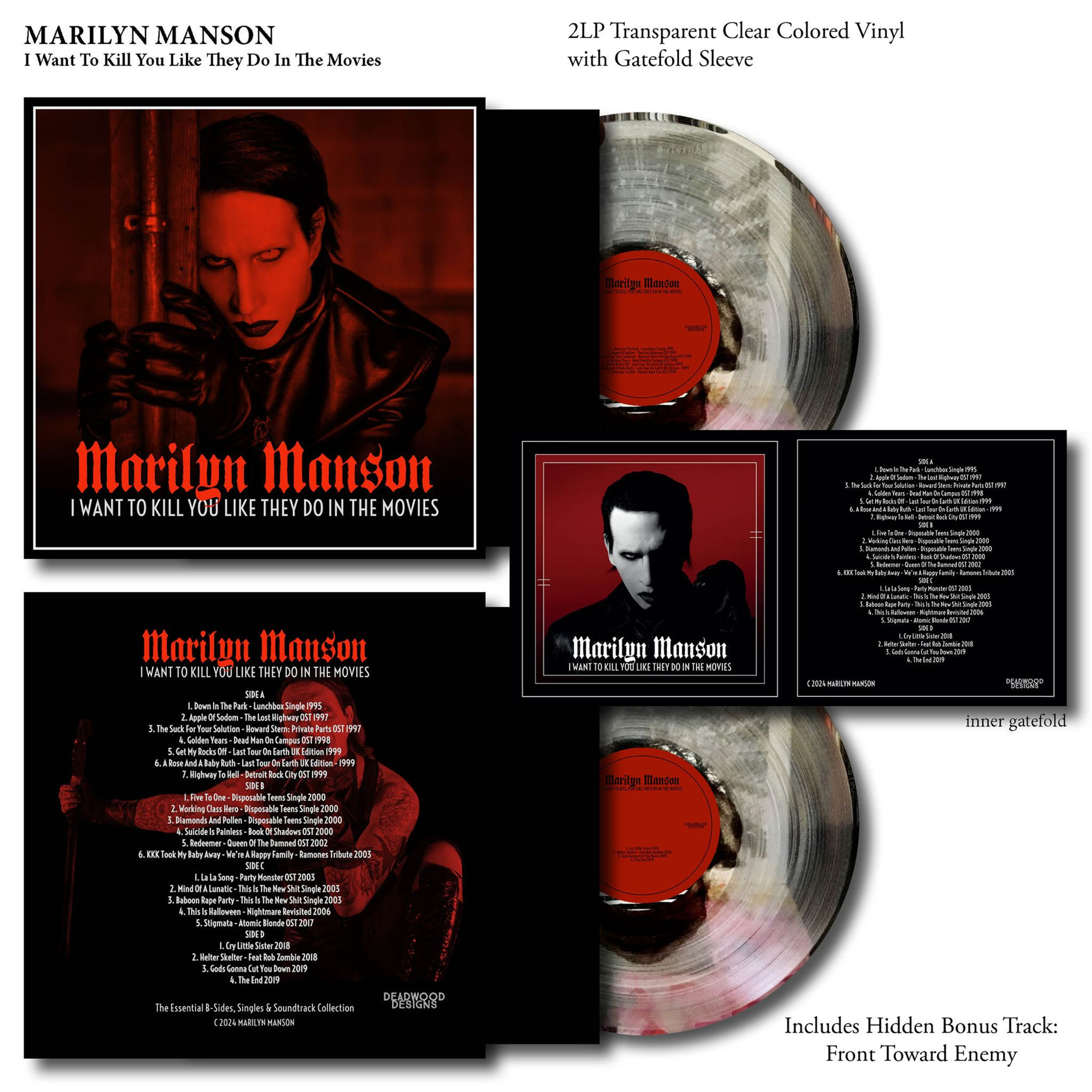 Marilyn Manson - I Want To Kill You Like They Do In The Movies "2LP VINYL"