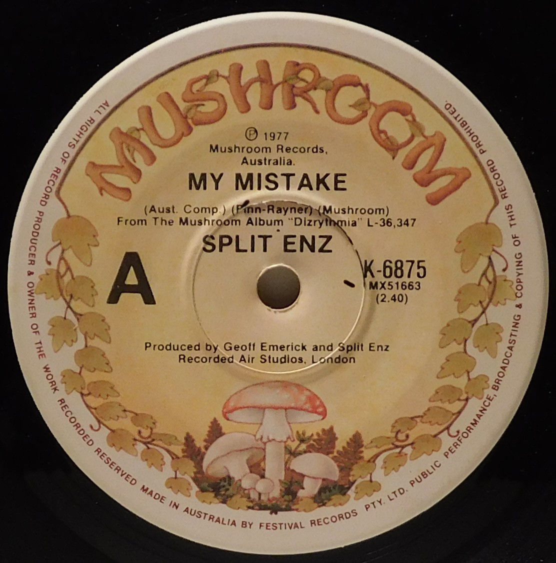Split Enz – My Mistake