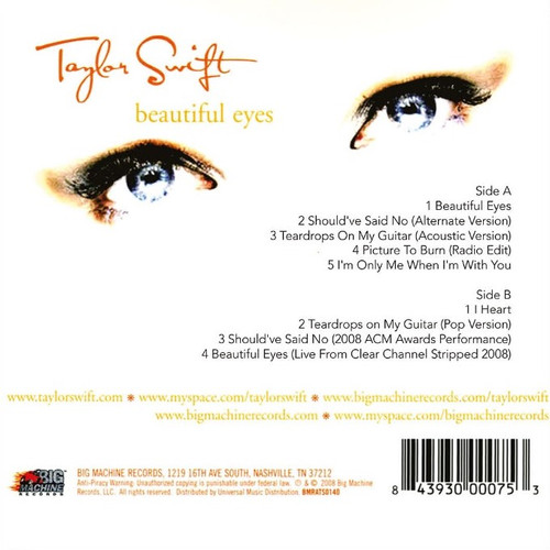 Taylor Swift – Beautiful Eyes 