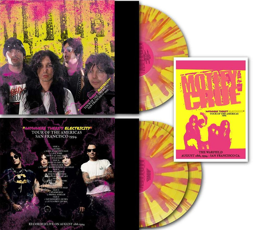Thumbnail: Motley Crue - Anywhere There's Electricity "3LP COLOURED VINYL"