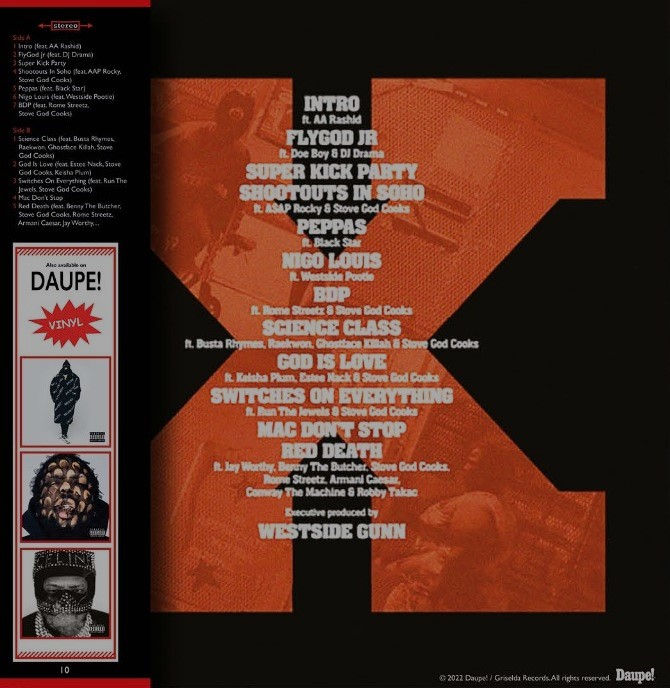 Thumbnail: Westside Gunn – 10 "COLOURED VINYL"