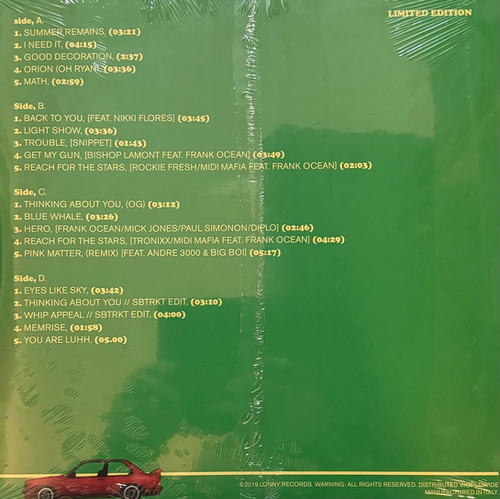 洋楽 UNRELEASED, MISC. VOL. 3 / Frank Ocean Unreleased, Misc. Vol. 3 by Frank Ocean (Bootleg