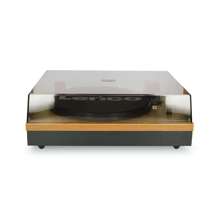 Thumbnail: LENCO LS-300WD - TURNTABLE WITH BLUETOOTH® AND TWO SEPARATE SPEAKERS, WOOD