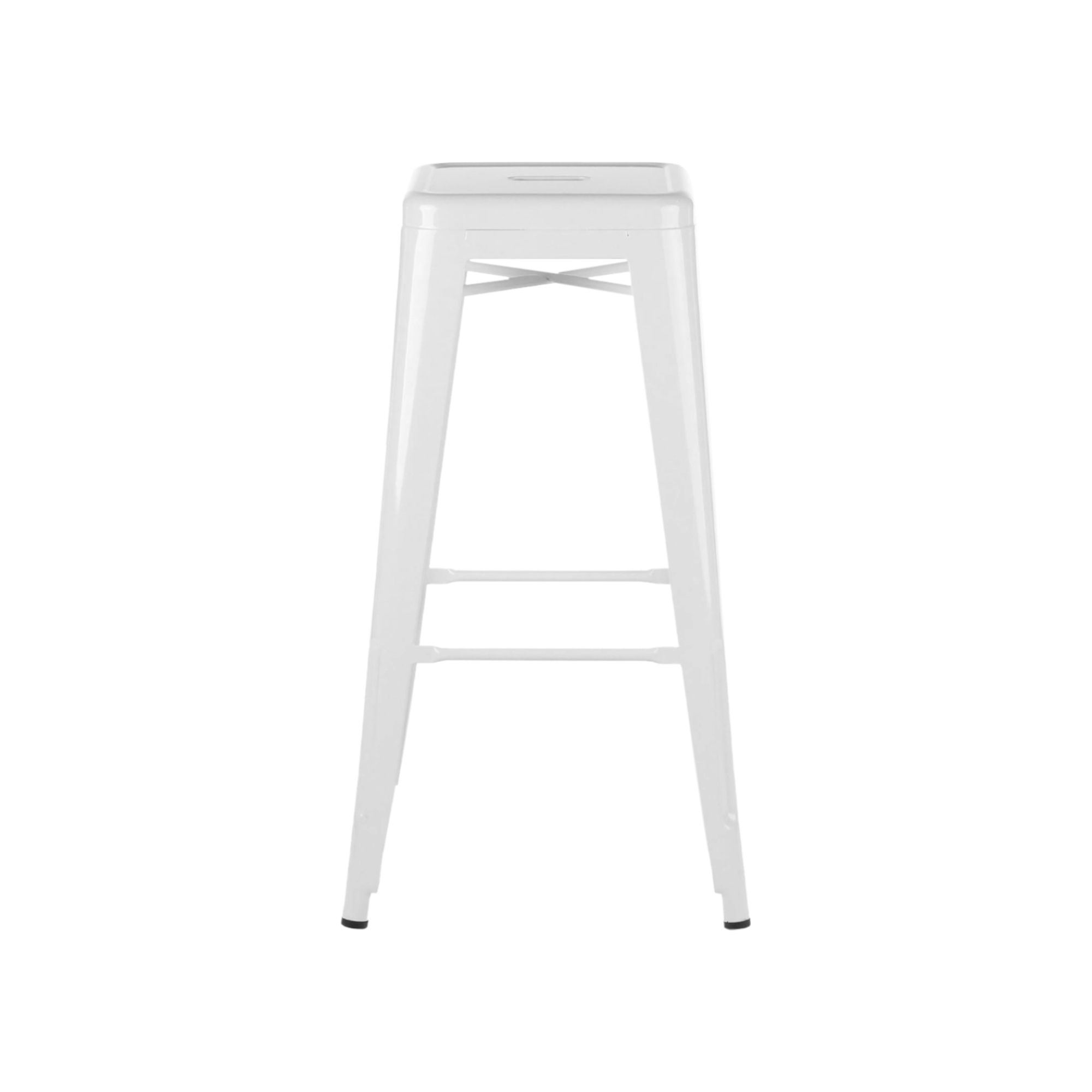 Tolix High Stool - White