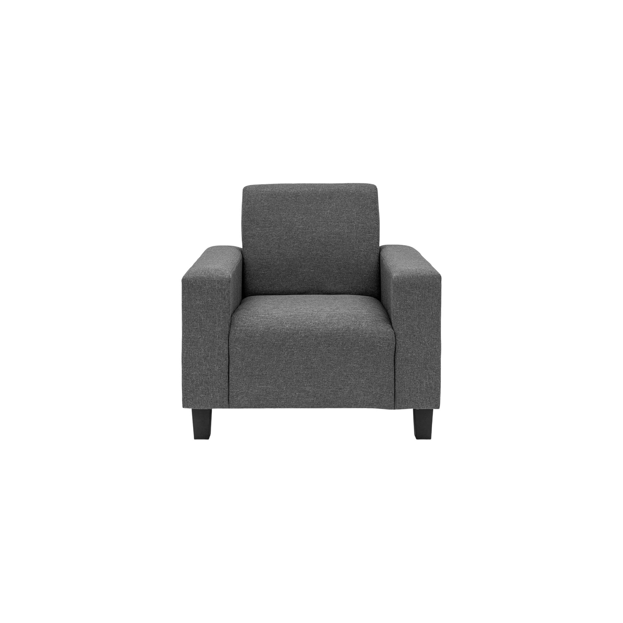 Fabric Single Sofa - Grey