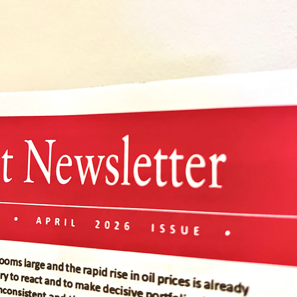 Additional Material from April 2026 Investment Trust Newsletter