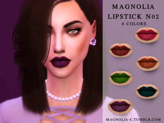 Sims4 cc magnolia-c lipstick
