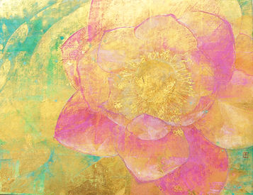 painting titled ”Lotus"