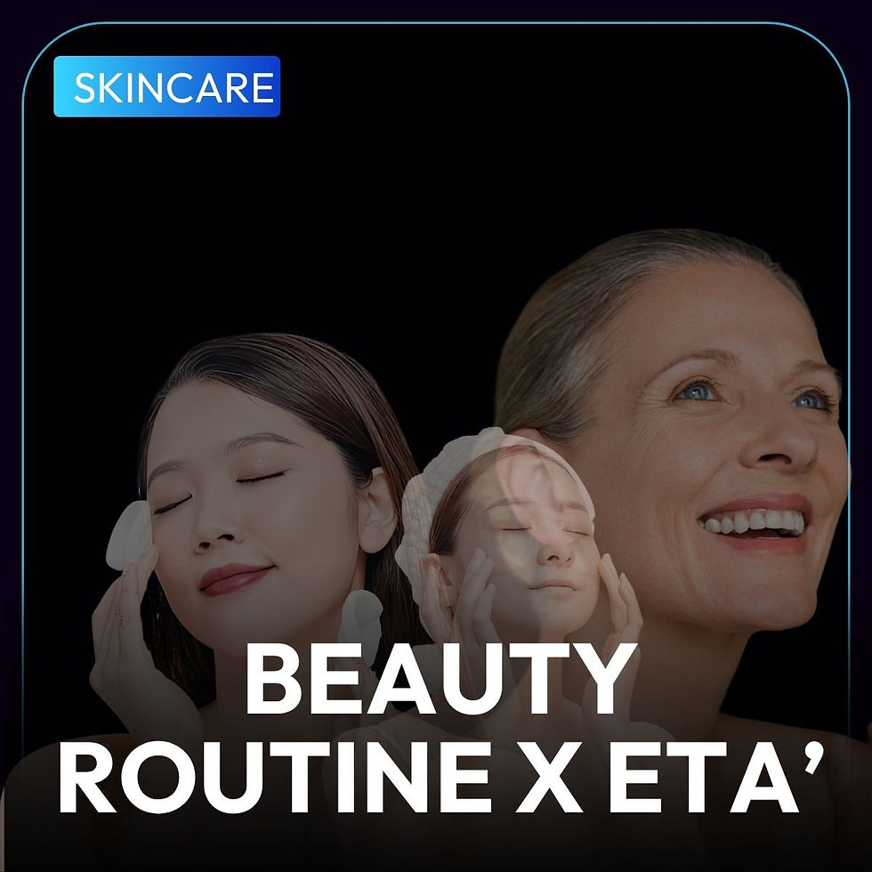 Corso Beauty Routine per fasce d’età - Cosa serve davvero a 20, 30, 40, 50 anni