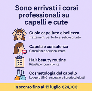 Corsi professionali per cute e capelli