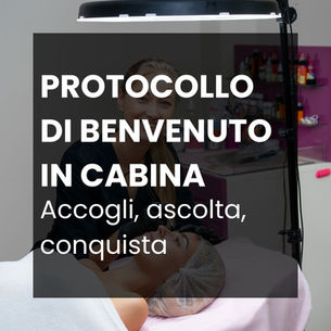 Corso protocollo di benvenuto in cabina