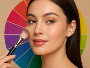 colorimetria make up donna che si trucca