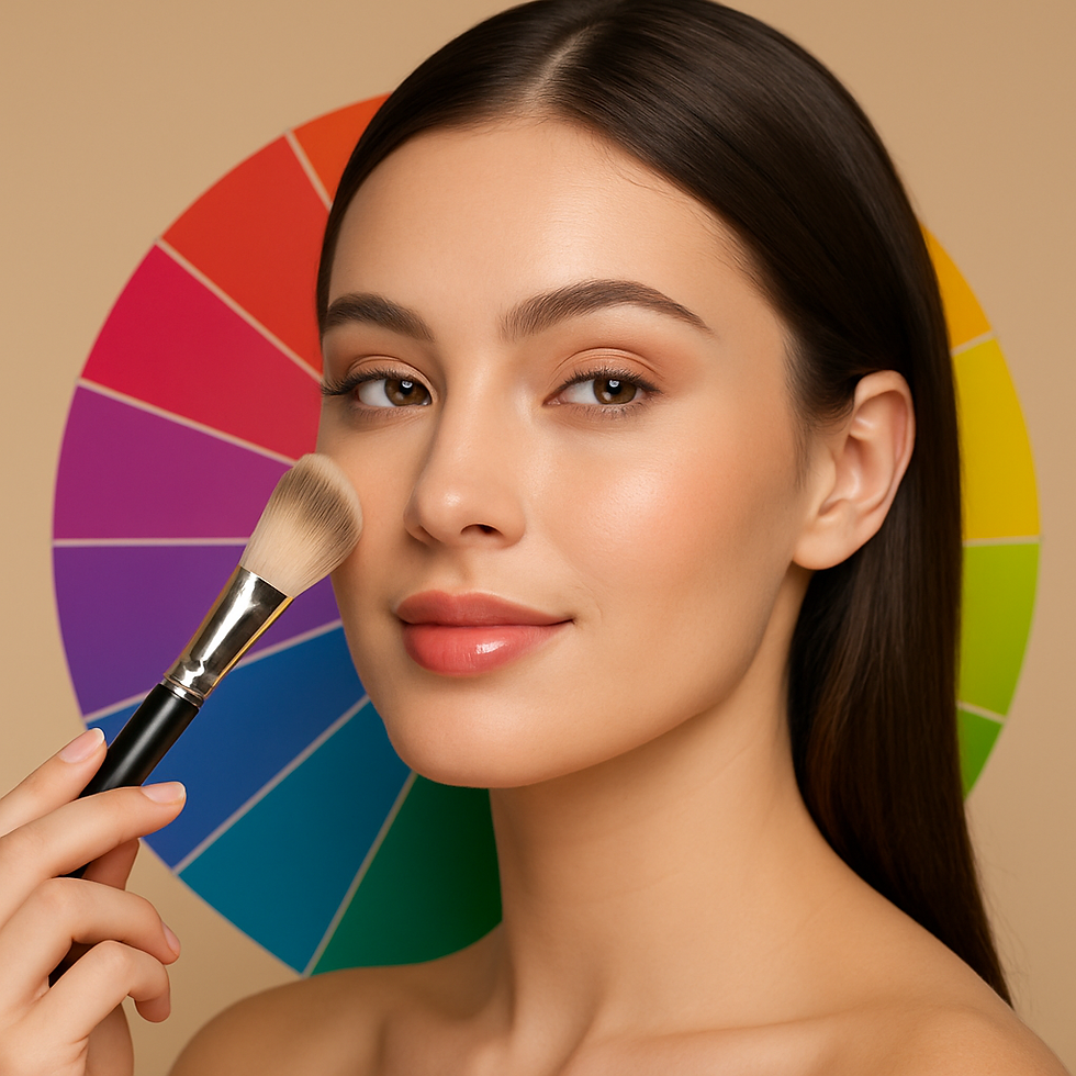 colorimetria make up donna che si trucca