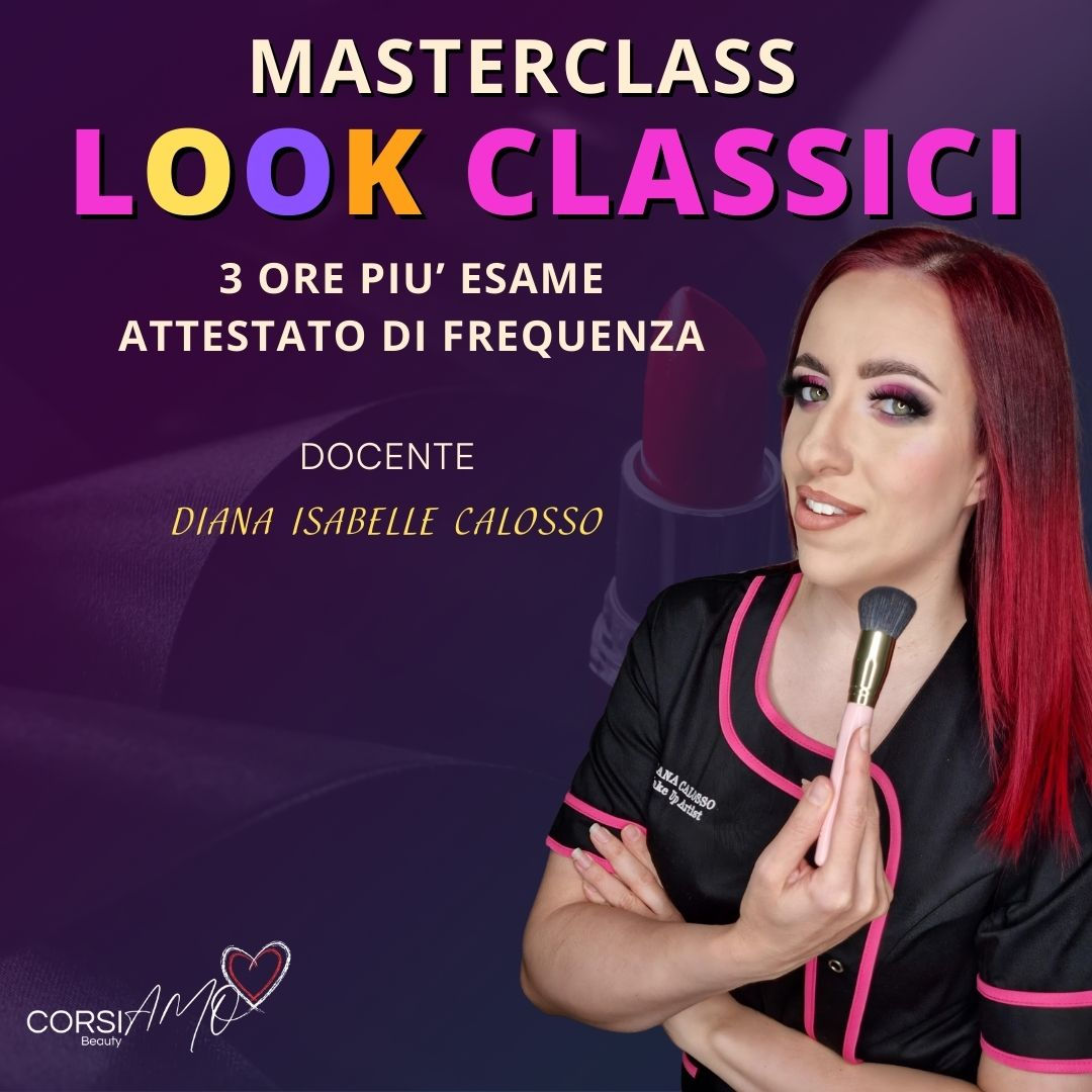 masterclass make up look classici diana calosso corsiamo