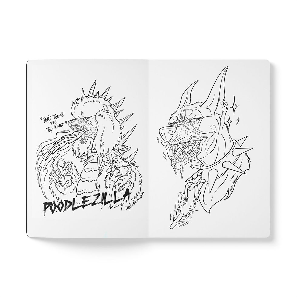 Thumbnail: Knightmare Aesthetic Journal (with coloring pages)