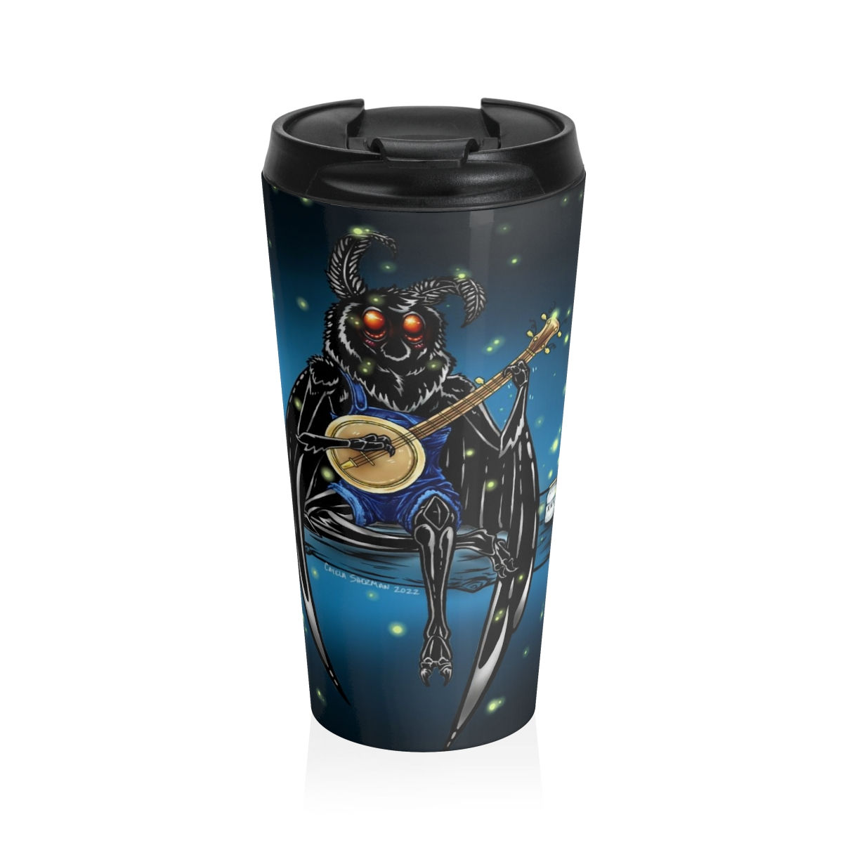 Mothman Stainless Steel Travel Mug
