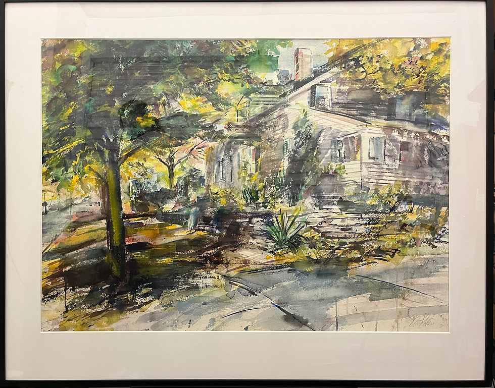 1003 - Campus ave house and tree 