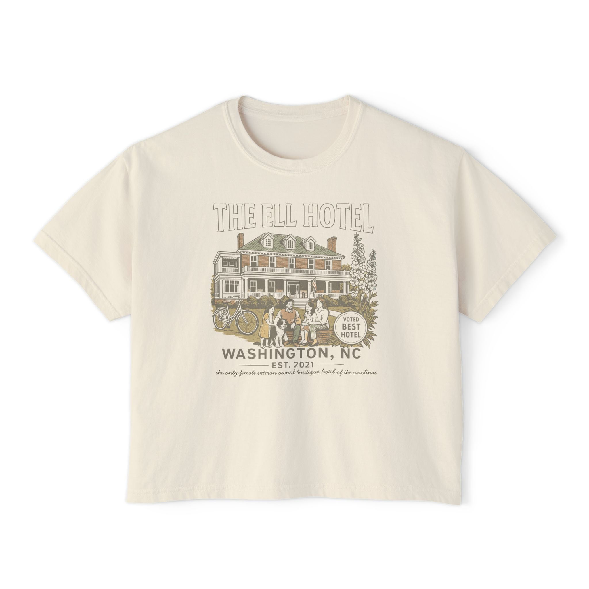 Vintage-Inspired Women's Boxy Tee