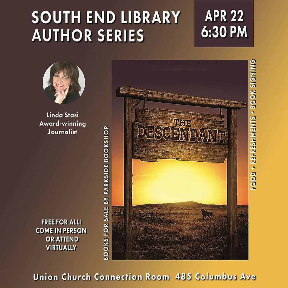 FOSEL: South End Author Series Continues