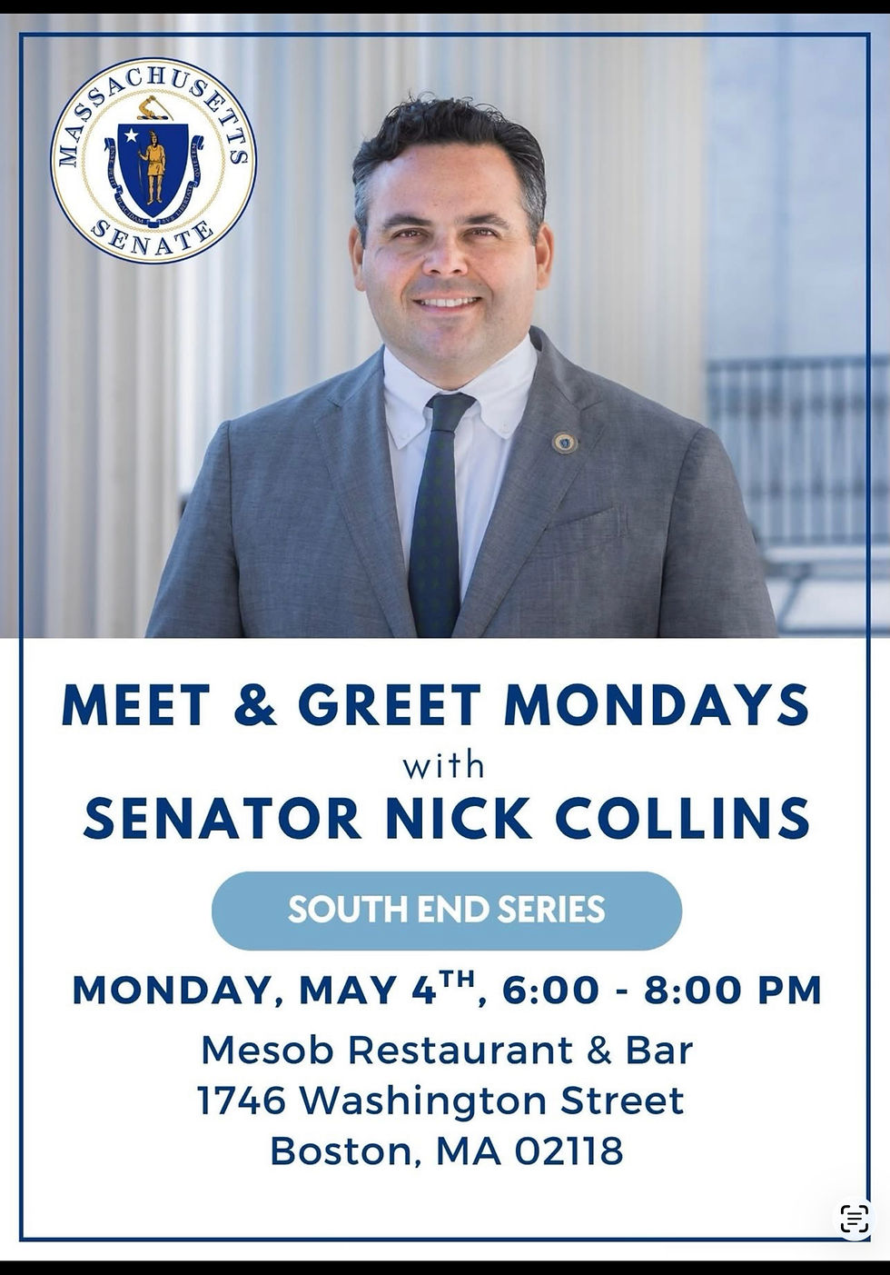 An Evening with State Senator Nick Collins