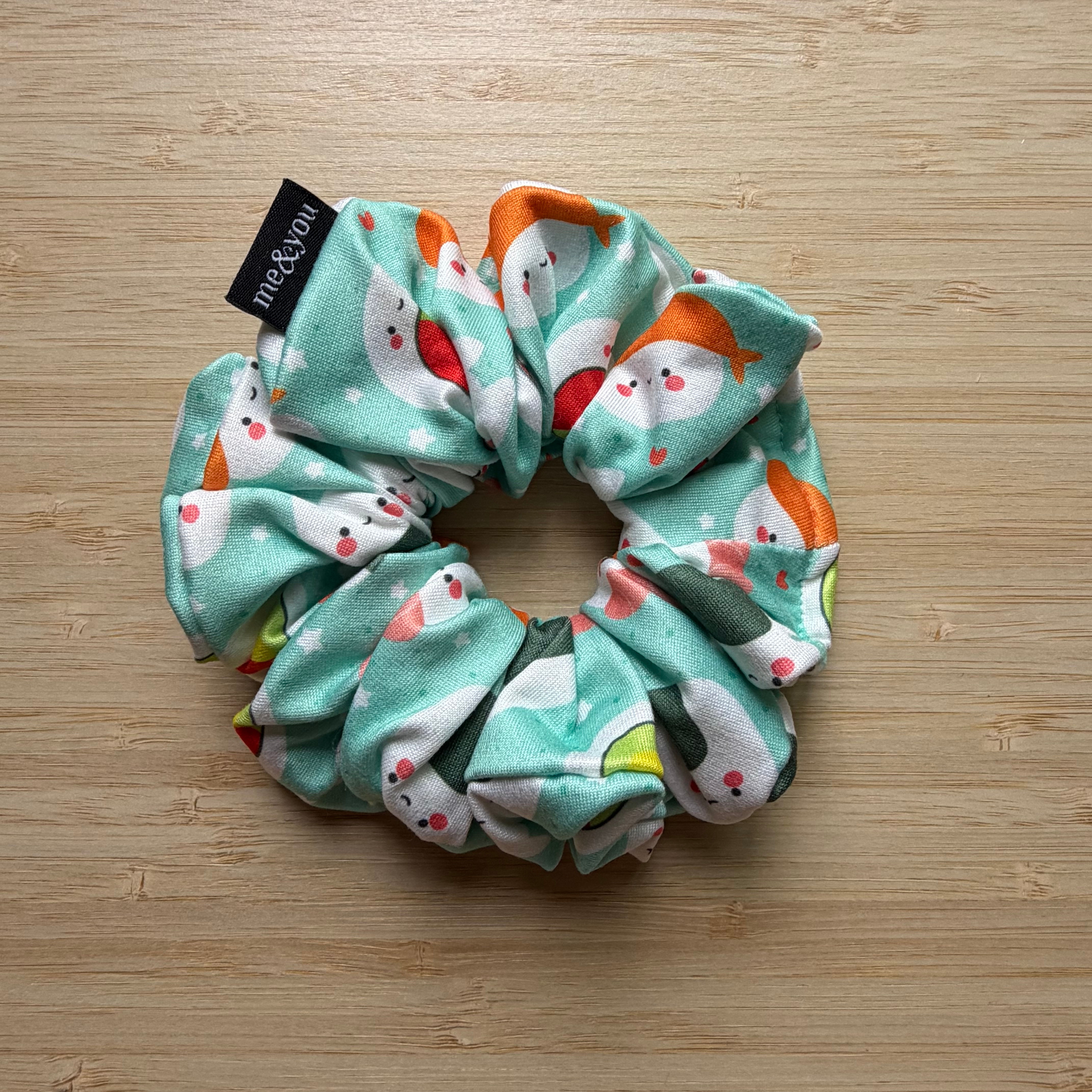 Cute Sushi Luxe Scrunchies