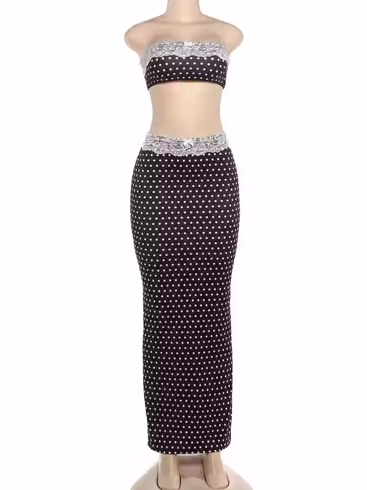 Thumbnail: Sweet Muse Polka Lace Set