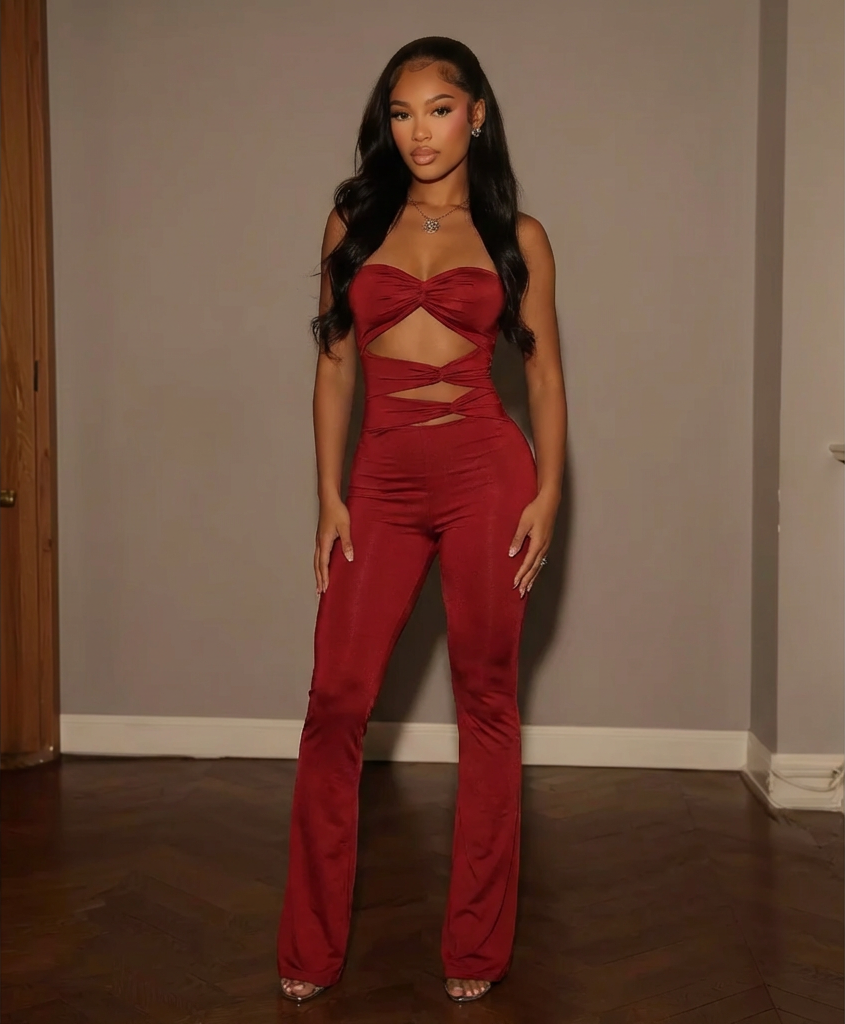 Scarlet Twist Hourglass Jumpsuit