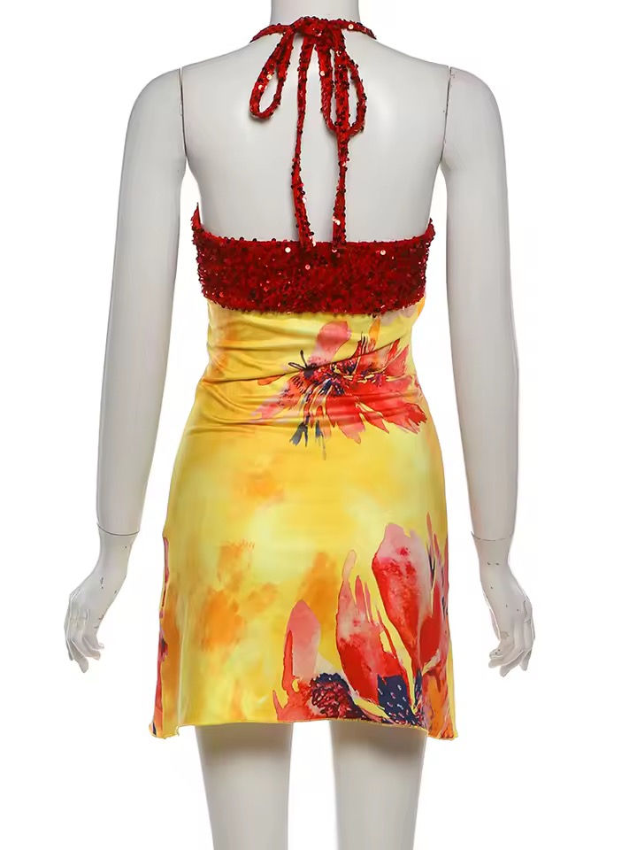 Thumbnail: Sunset Bloom Mini Dress
