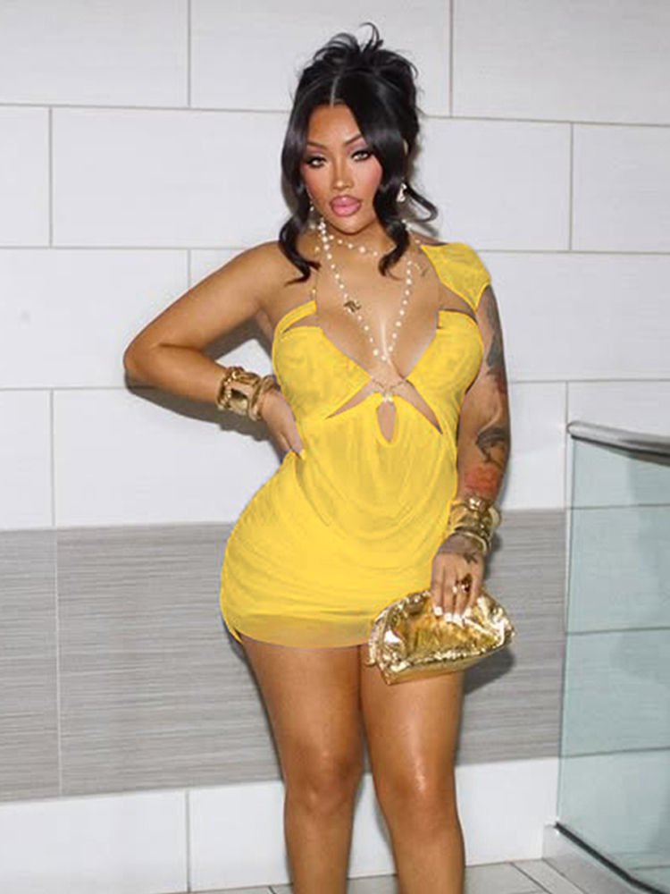 Thumbnail: Heatwave Cutout Mini Dress