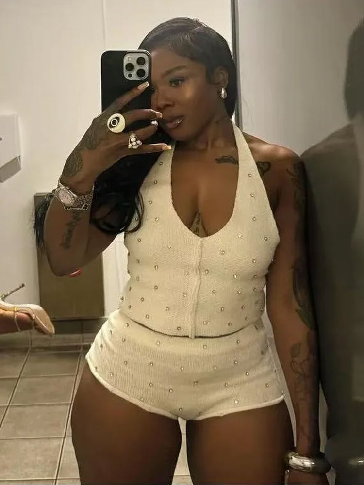 Diamond Drip Knit Set