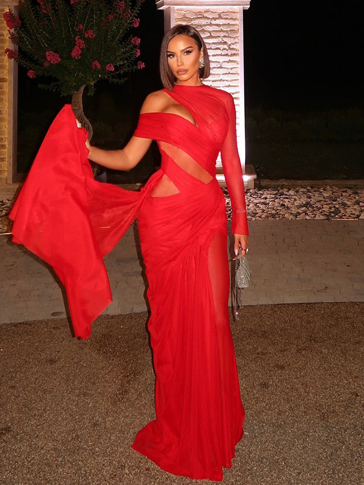 Scarlet Siren Cutout Maxi