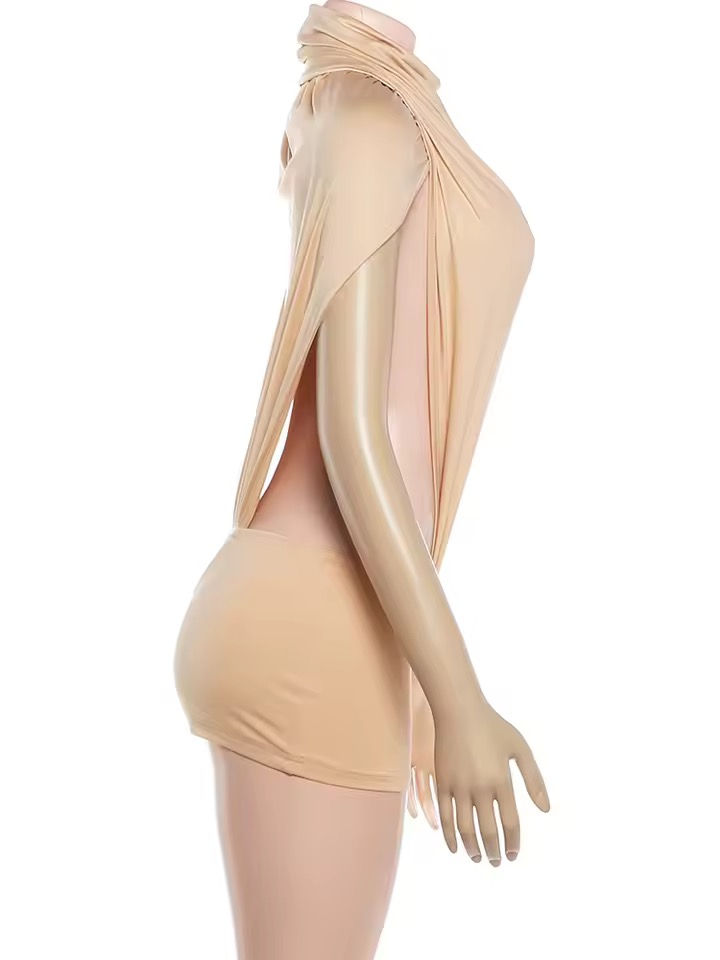 Thumbnail: Sculpted Muse Drape Mini Dress