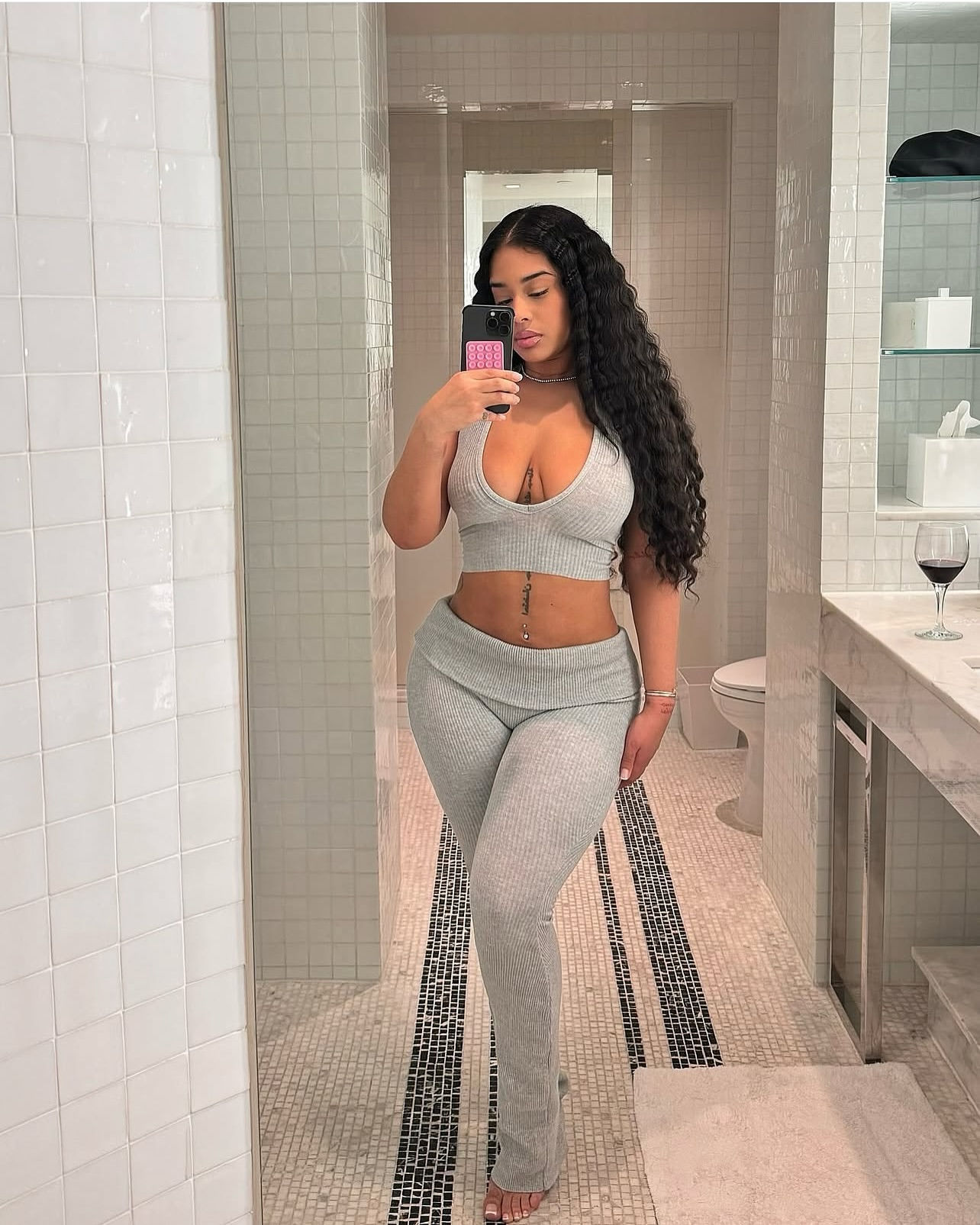 Soft Obsession Ribbed Lounge Set