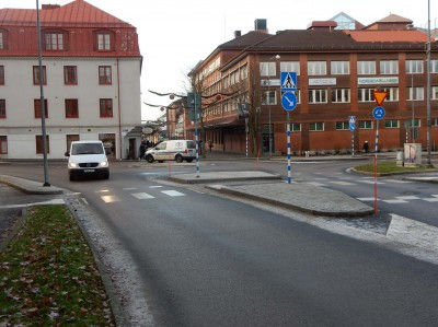 Rondellen Östergatan-Kungsgatan i Uddevalla