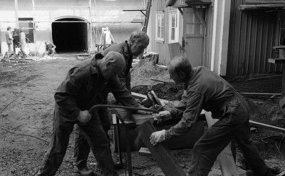 Innergården på Kungsgatan 30 sept. 1986