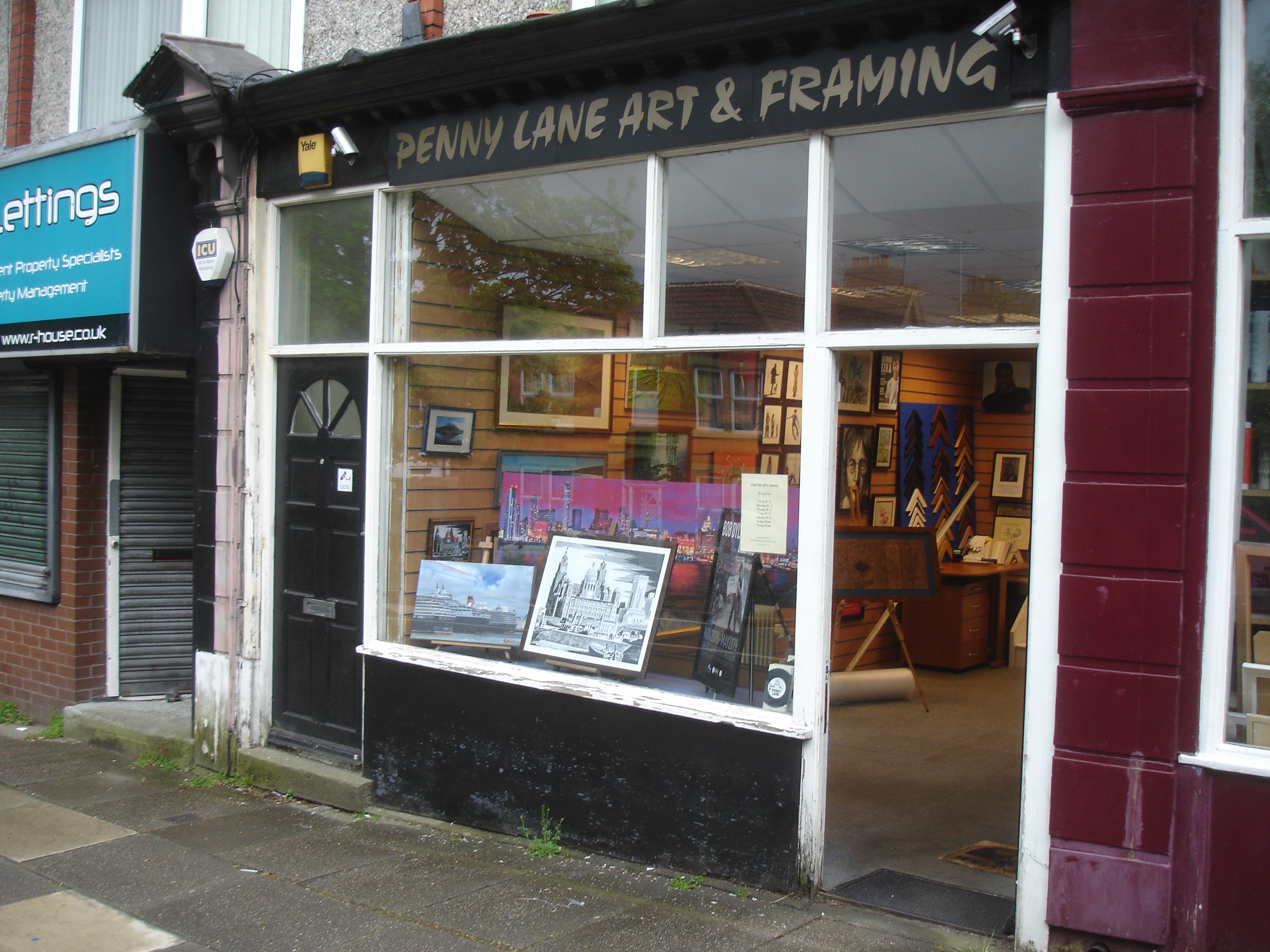 Pennylaneart.co.uk Framing Liverpool Art