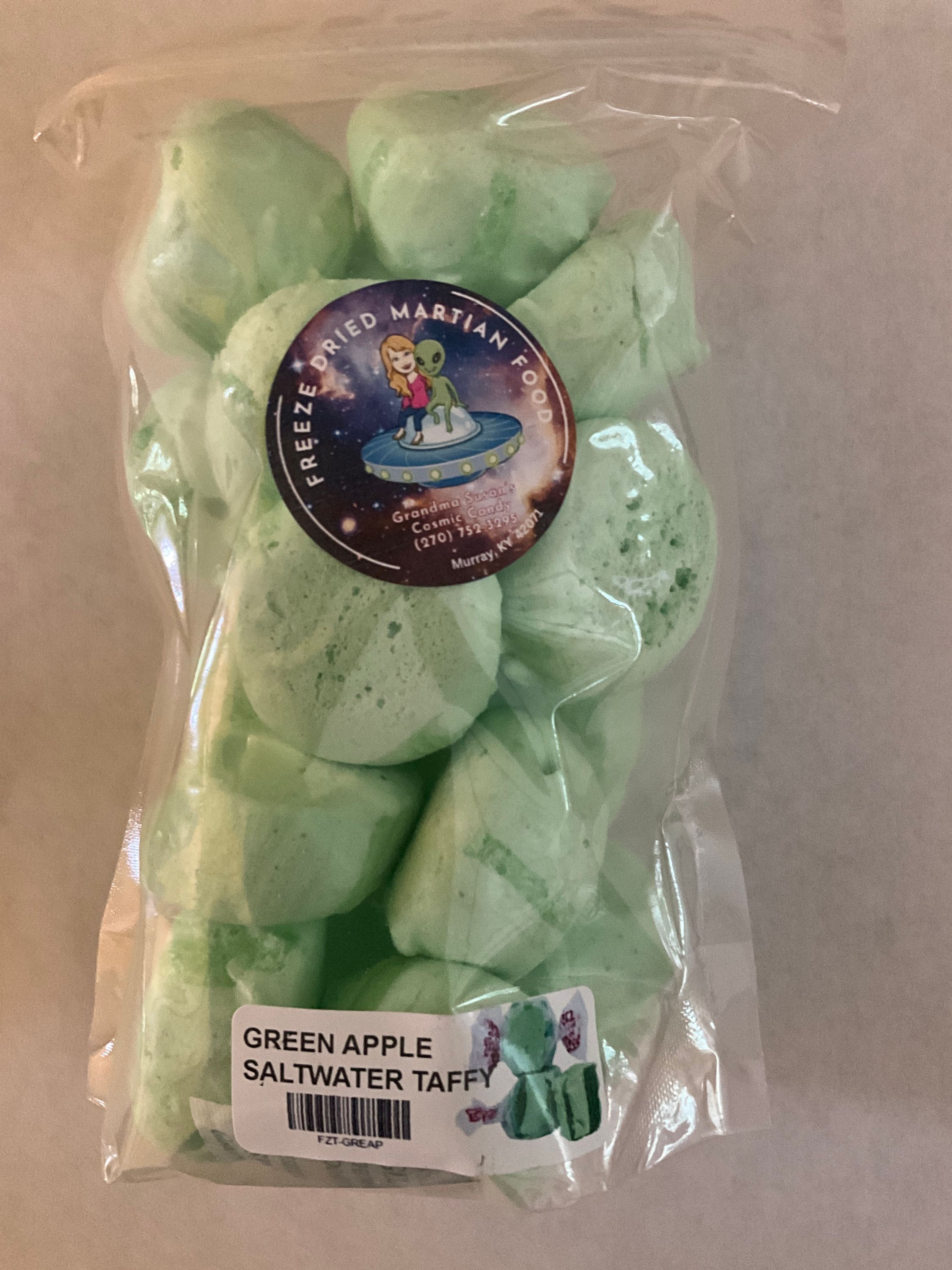 Green Apple  Freeze-Dried Saltwater Taffy