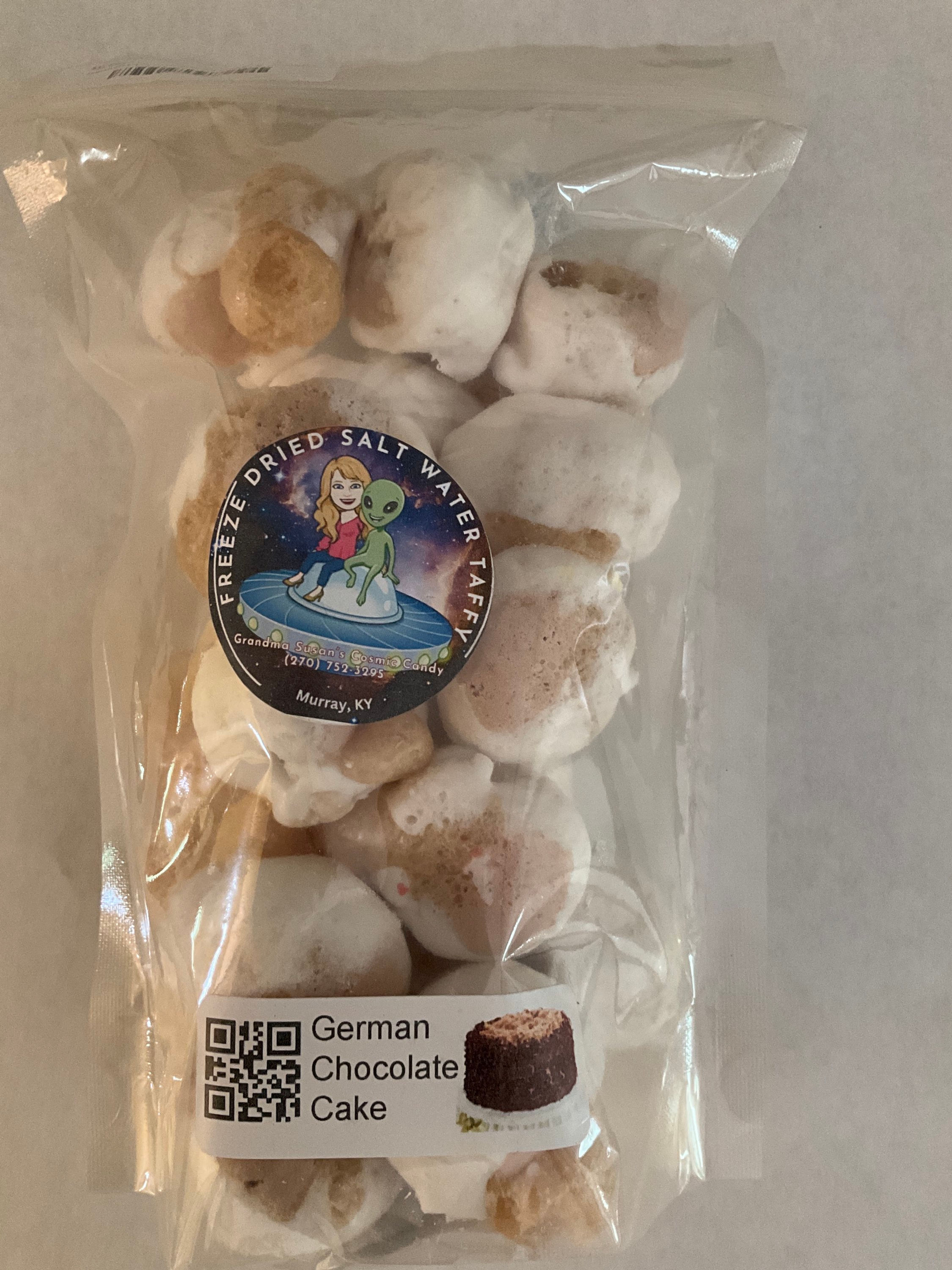 German Chocolate Cake Freeze-Dried Saltwater Taffy