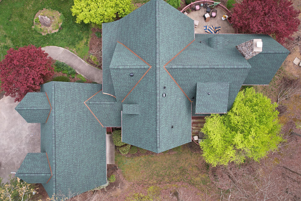 completed roofing replacement