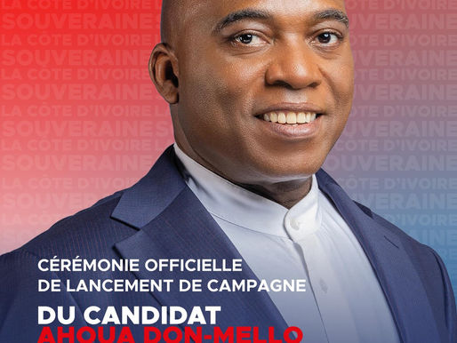 Programme ADM 42 - Le programme de gouvernement du candidat Ahoua Don Mello dévoilé ce jour.