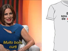 Atriz Gloria Pires faz camisetas com suas frases no Oscar e doa lucro para ONG carioca