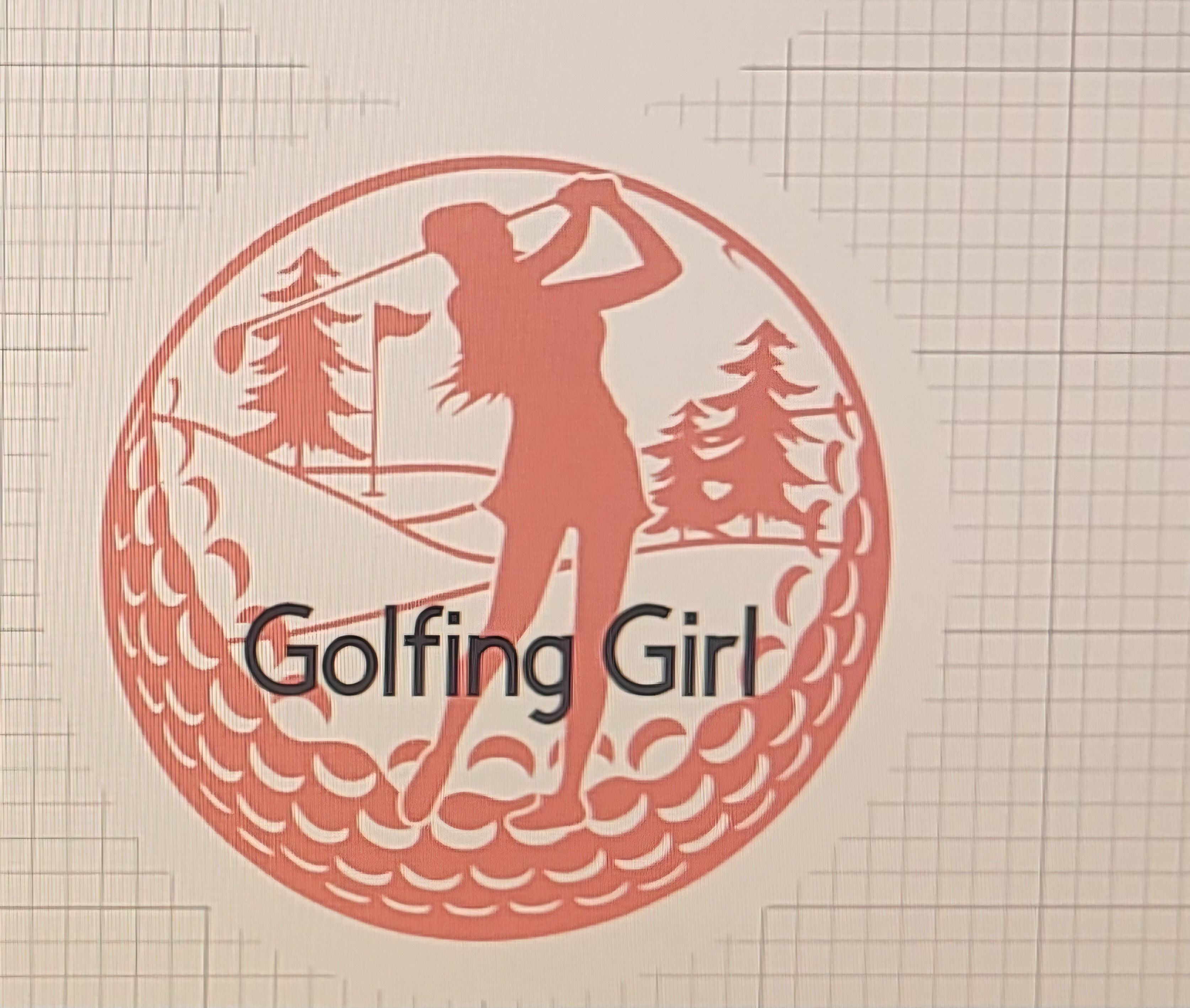 GOLFING GIRL
