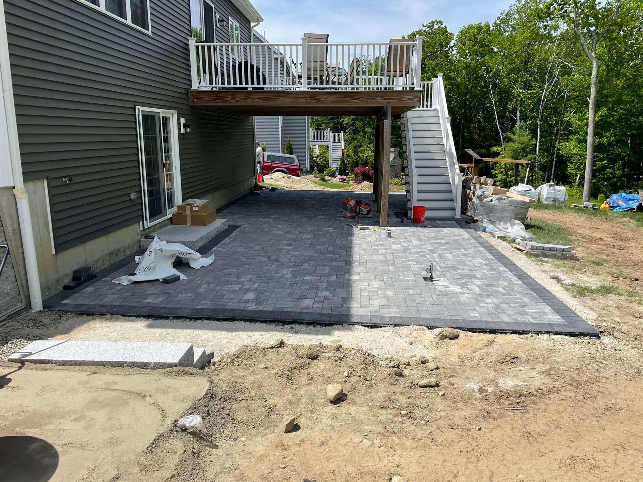 Holden backyard landscape transformation photo