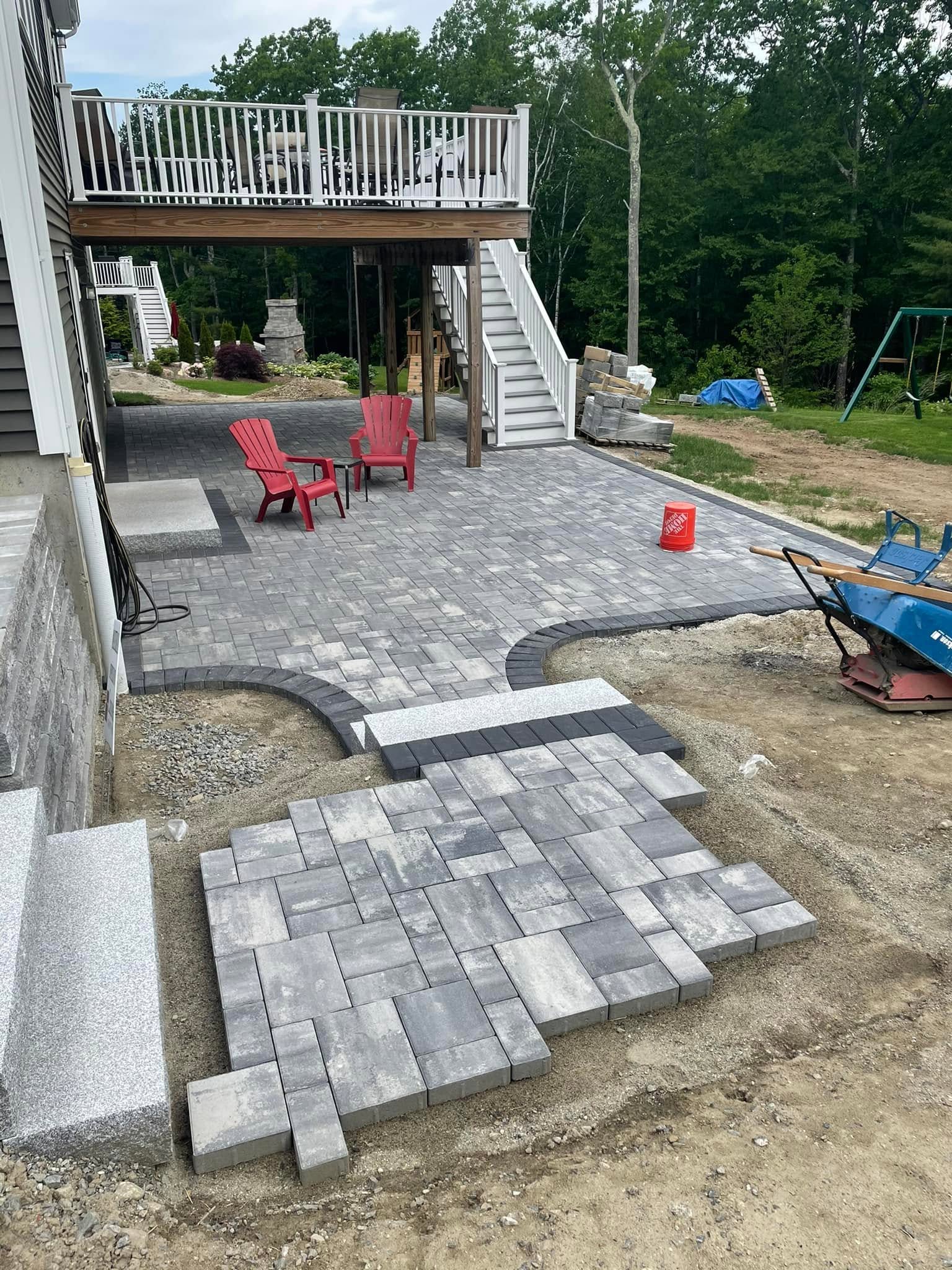Holden backyard landscape transformation photo