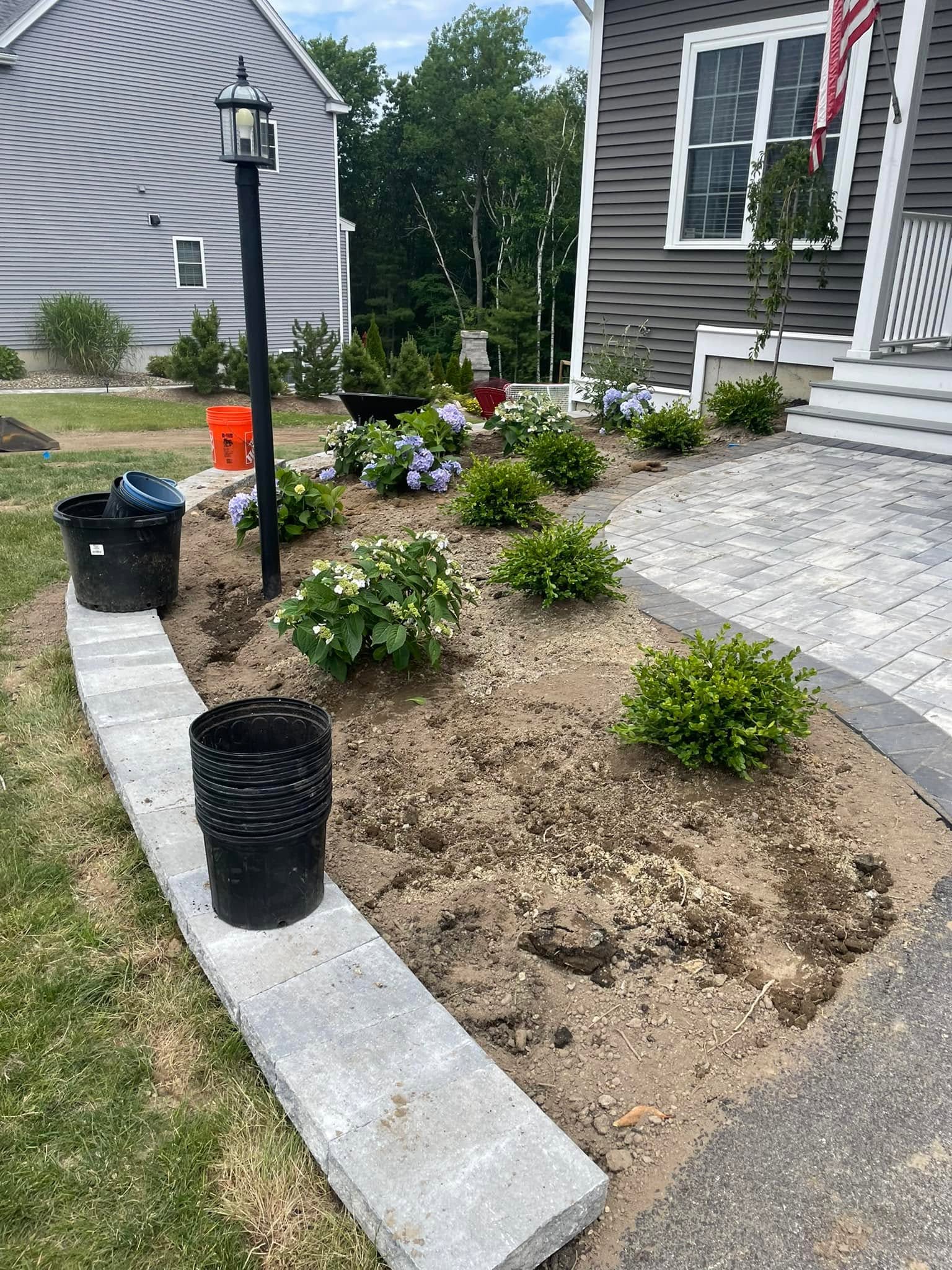 Holden backyard landscape transformation photo