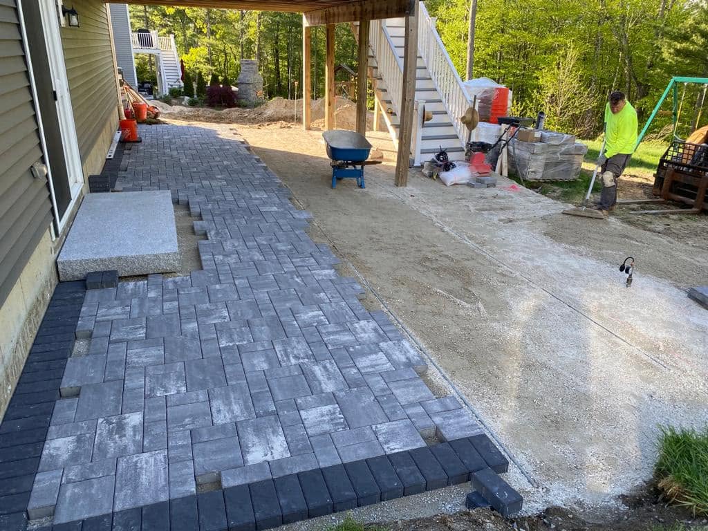 Holden backyard landscape transformation photo