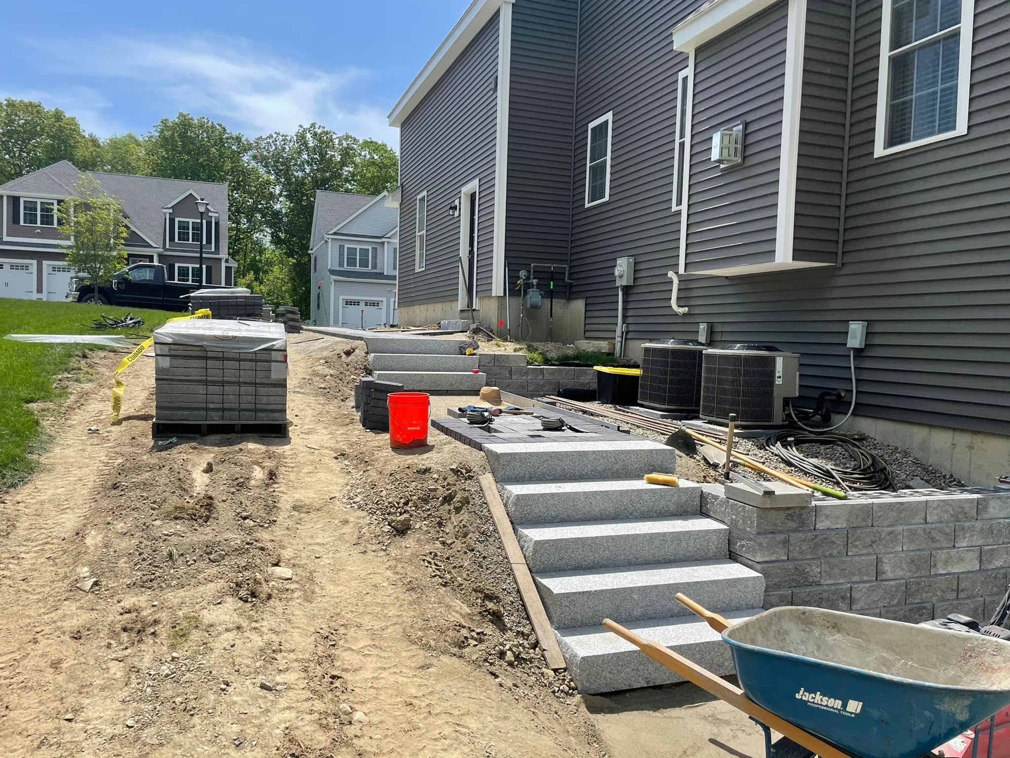 Holden backyard landscape transformation photo