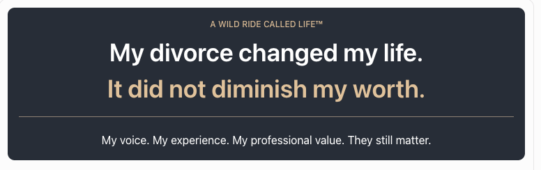 The Silence After Divorce: When Starting Over Means Finding Where You Belong Again