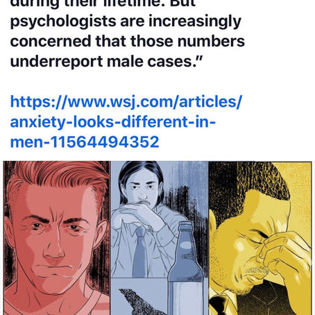 Anxiety looks different in men 