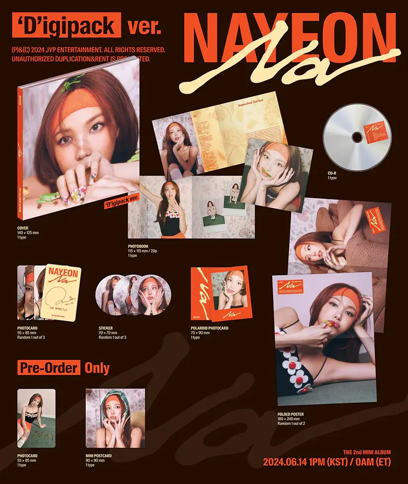 Thumbnail: TWICE NAYEON - NA (DIGIPACK VER.)